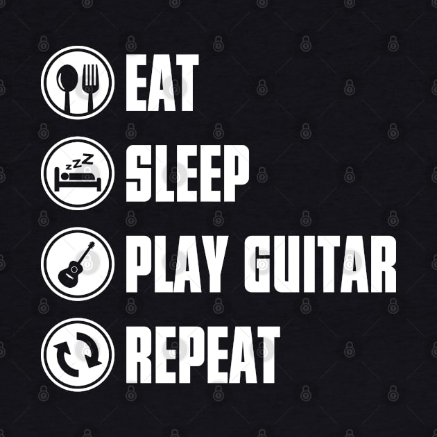 Eat Sleep Play Guitar Repeat by dokgo